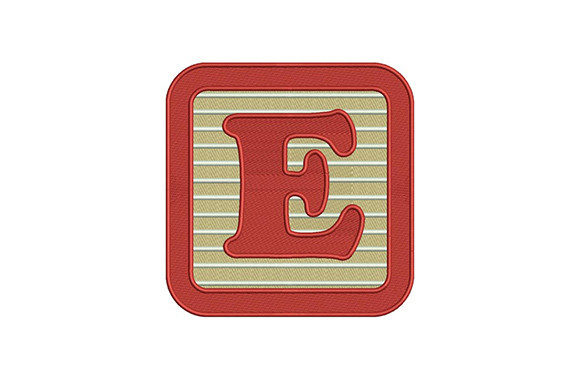 Alphabet Letter E: A Seasonal Embroidery Staple