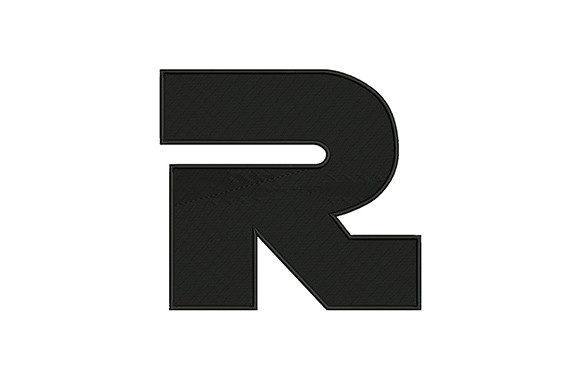 Letter R: A Minimalist Alphabet Embroidery for Smart Product Pairing