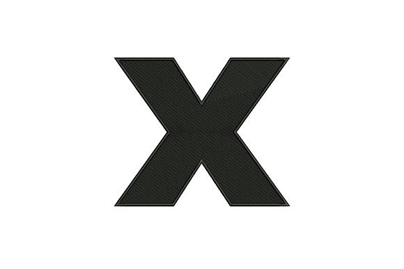 Letter X: A Thoughtful Embroidery Design for Real Projects