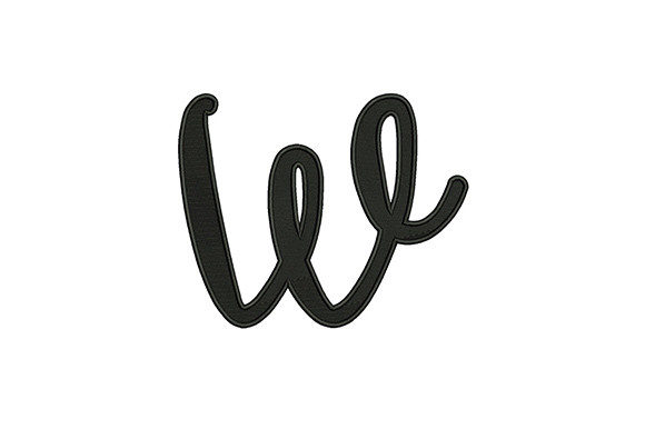 Lower Case Alphabet W: A Sweet, Versatile Embroidery Staple