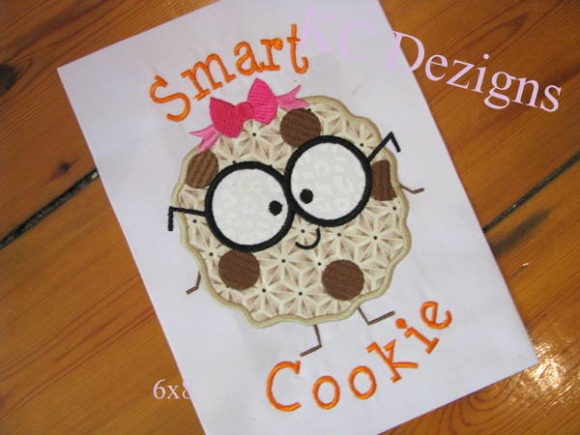 Smart Cookie Girl: A Charming Appliqué for Personalized Gifts